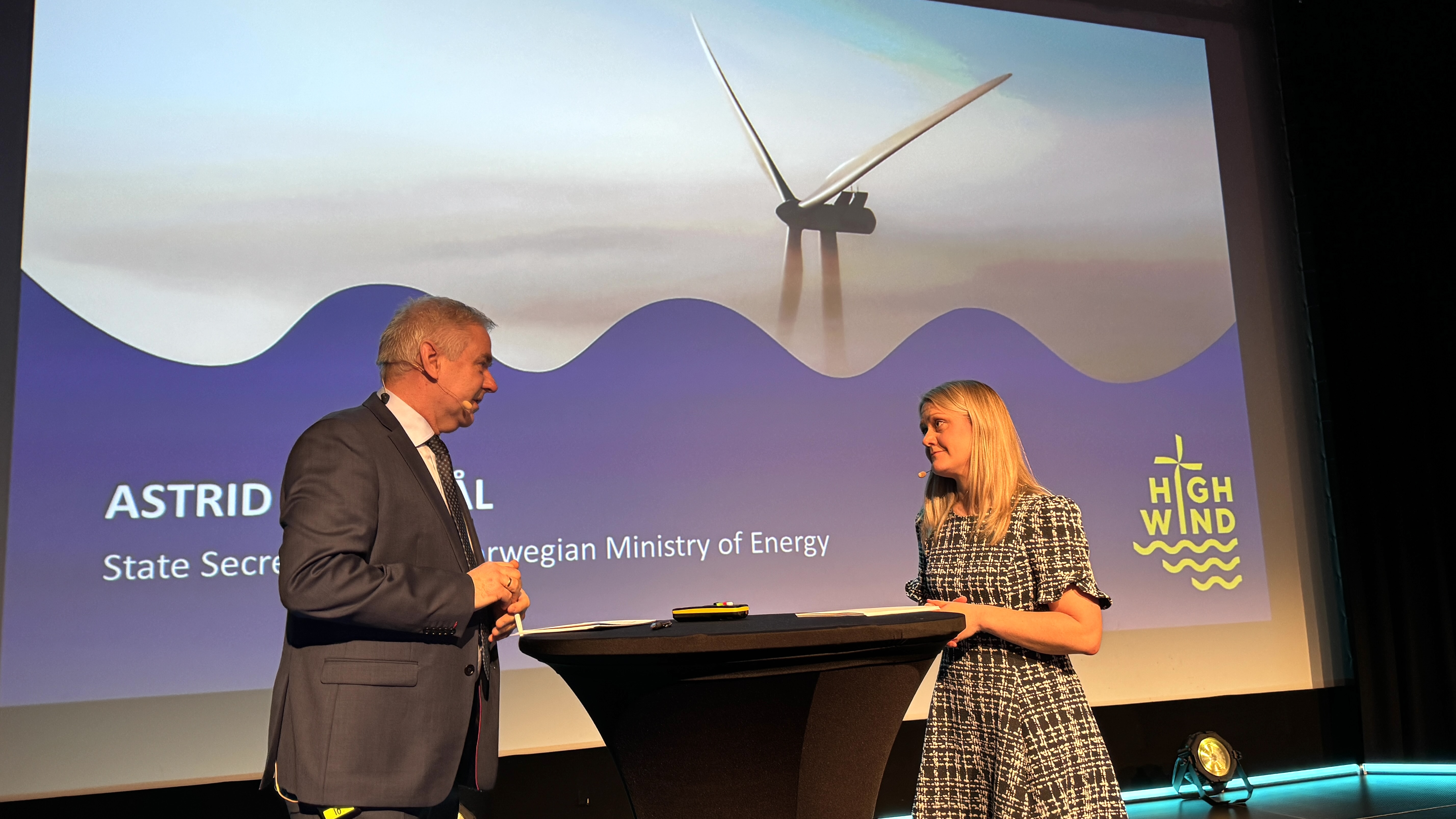 Regjeringen på High Wind: – Neste år håper jeg Utsira Nord er tildelt