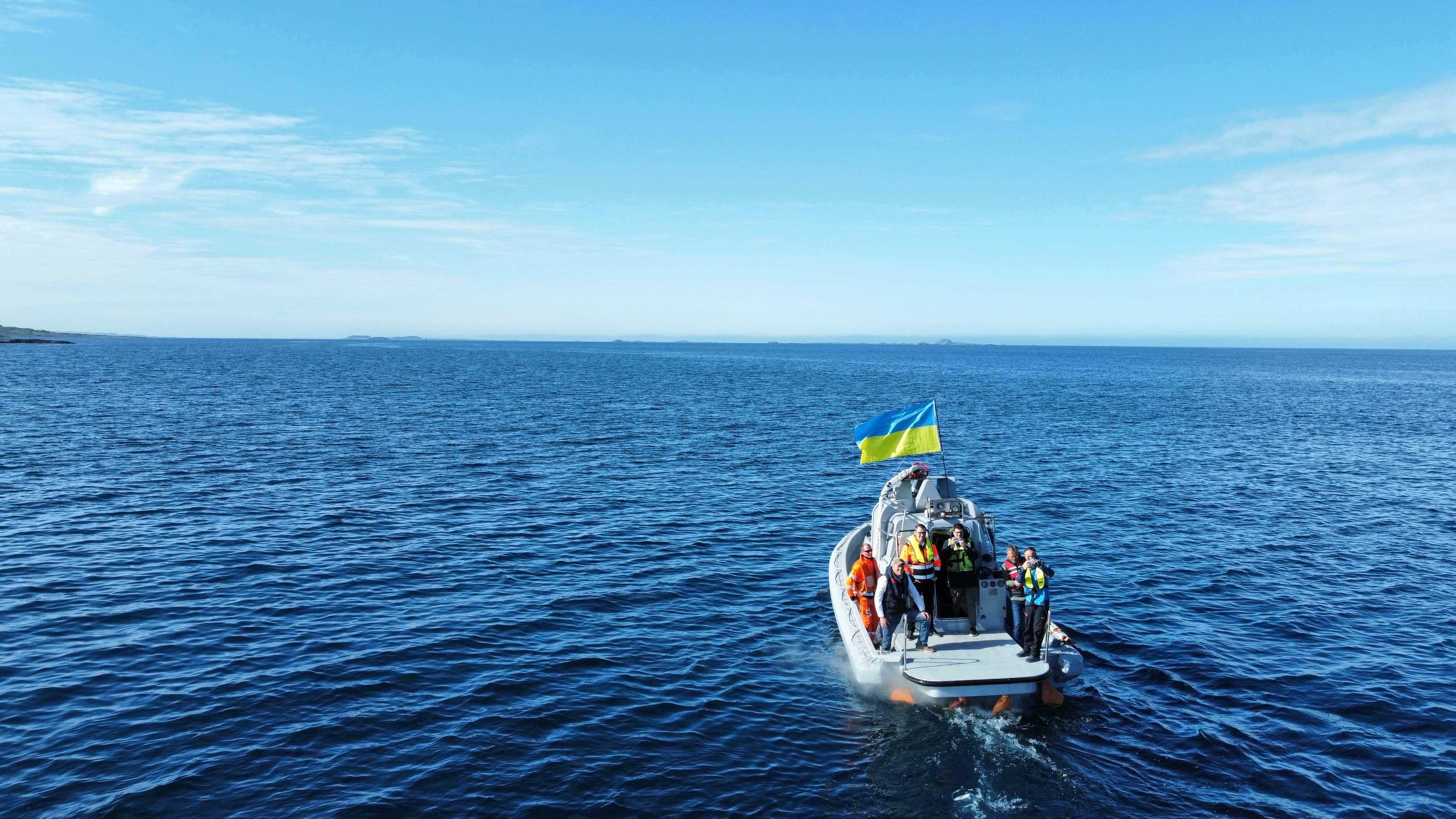 Donerte redningsbåt til forsvarskampen i Ukraina