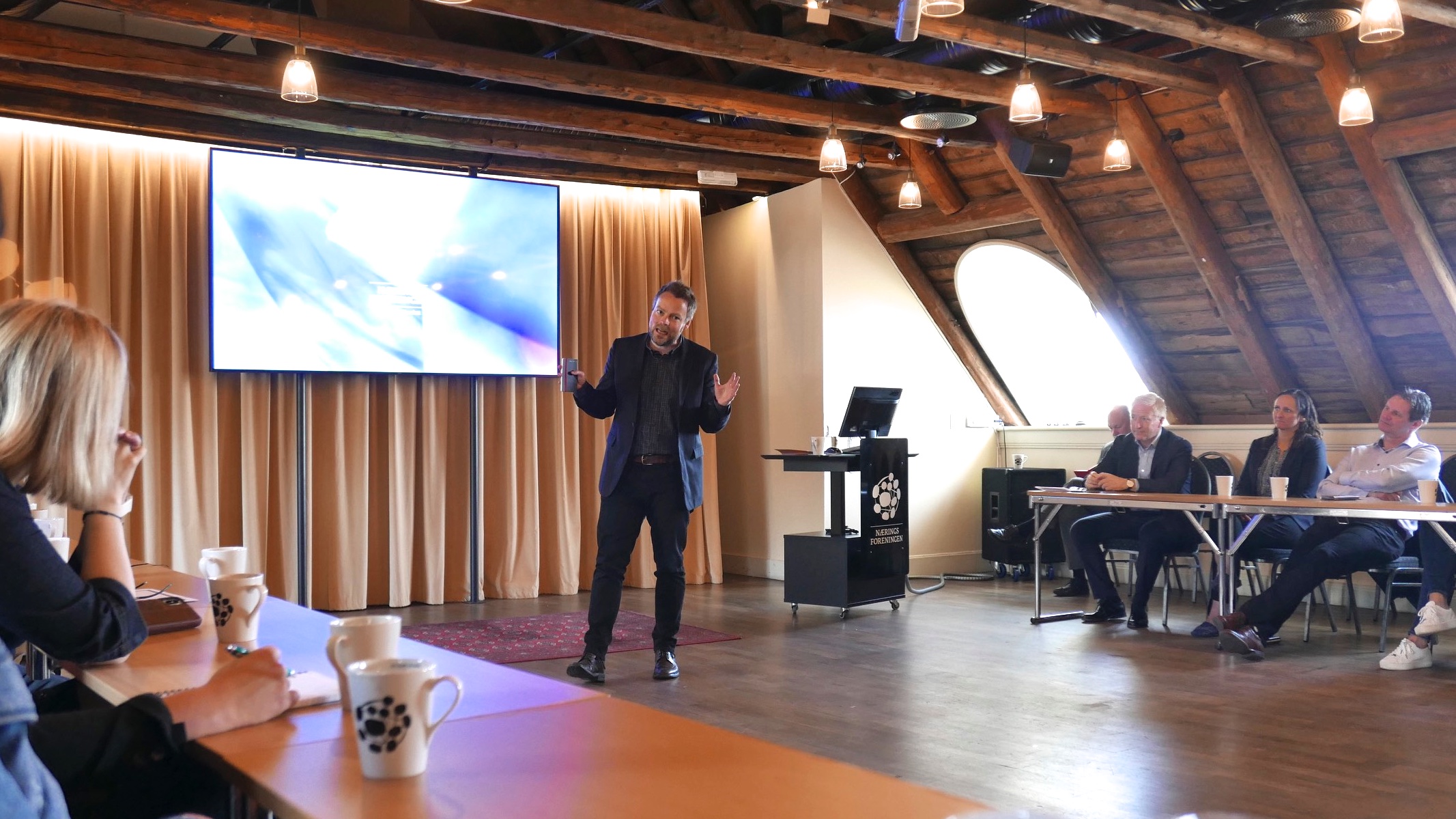 Møtte næringsministeren