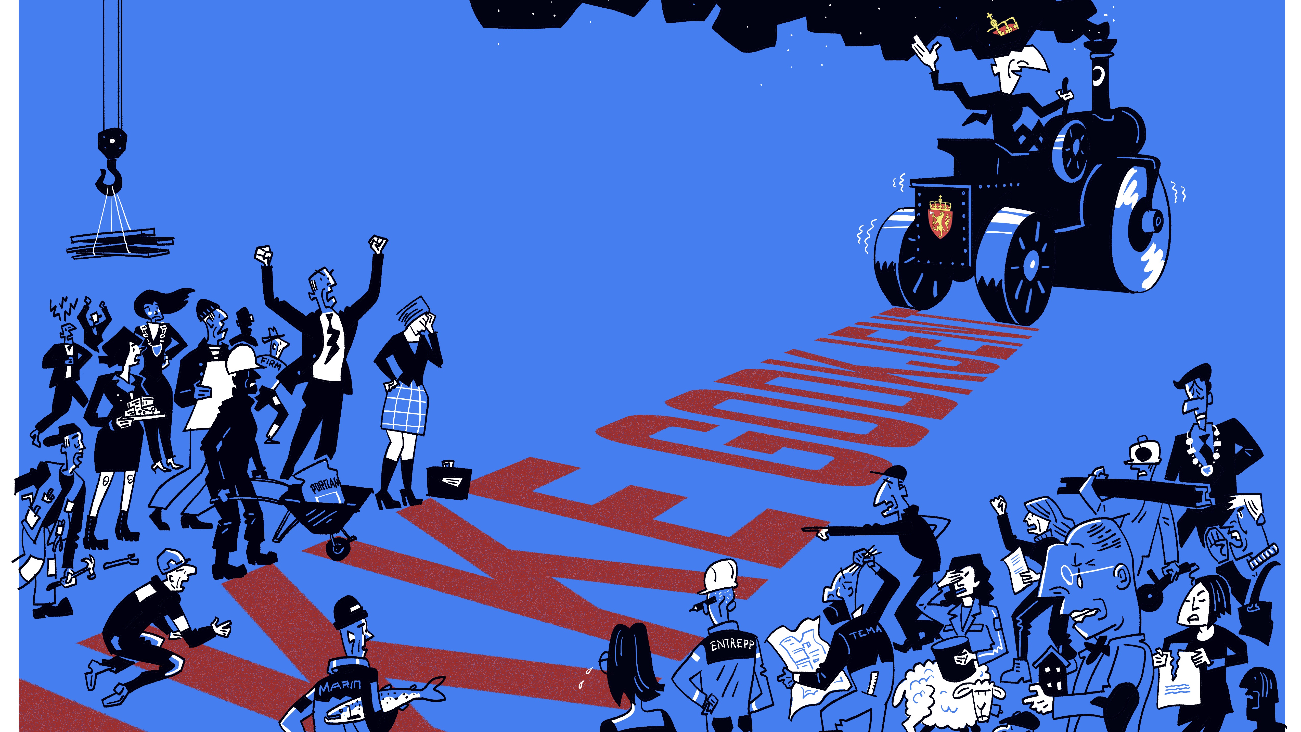 Uttalelser skaper lokale reaksjoner