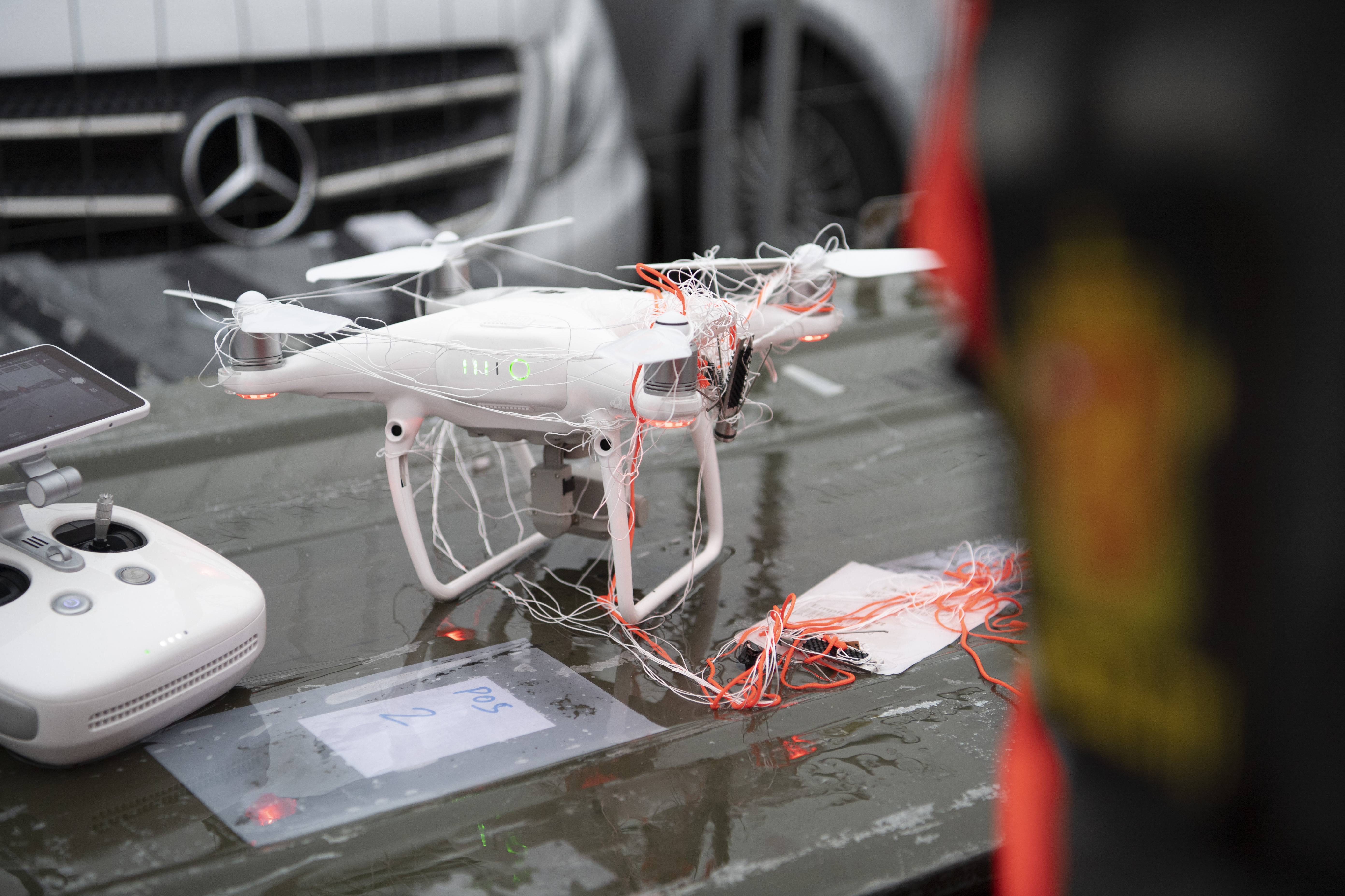 Deltok i antidroneøvelse