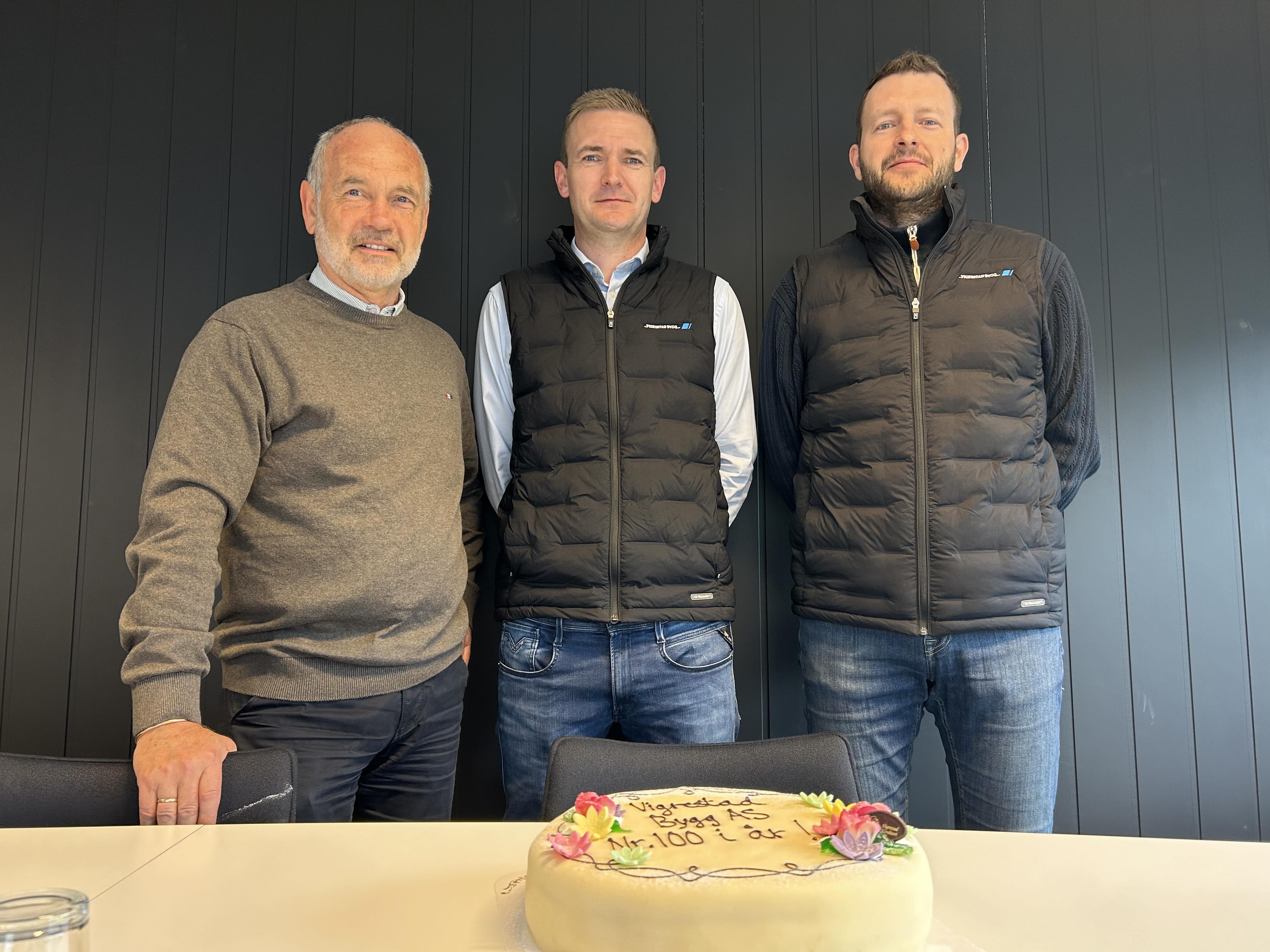 Nytt medlem: Vigrestad Bygg ble nummer 100 i 2024