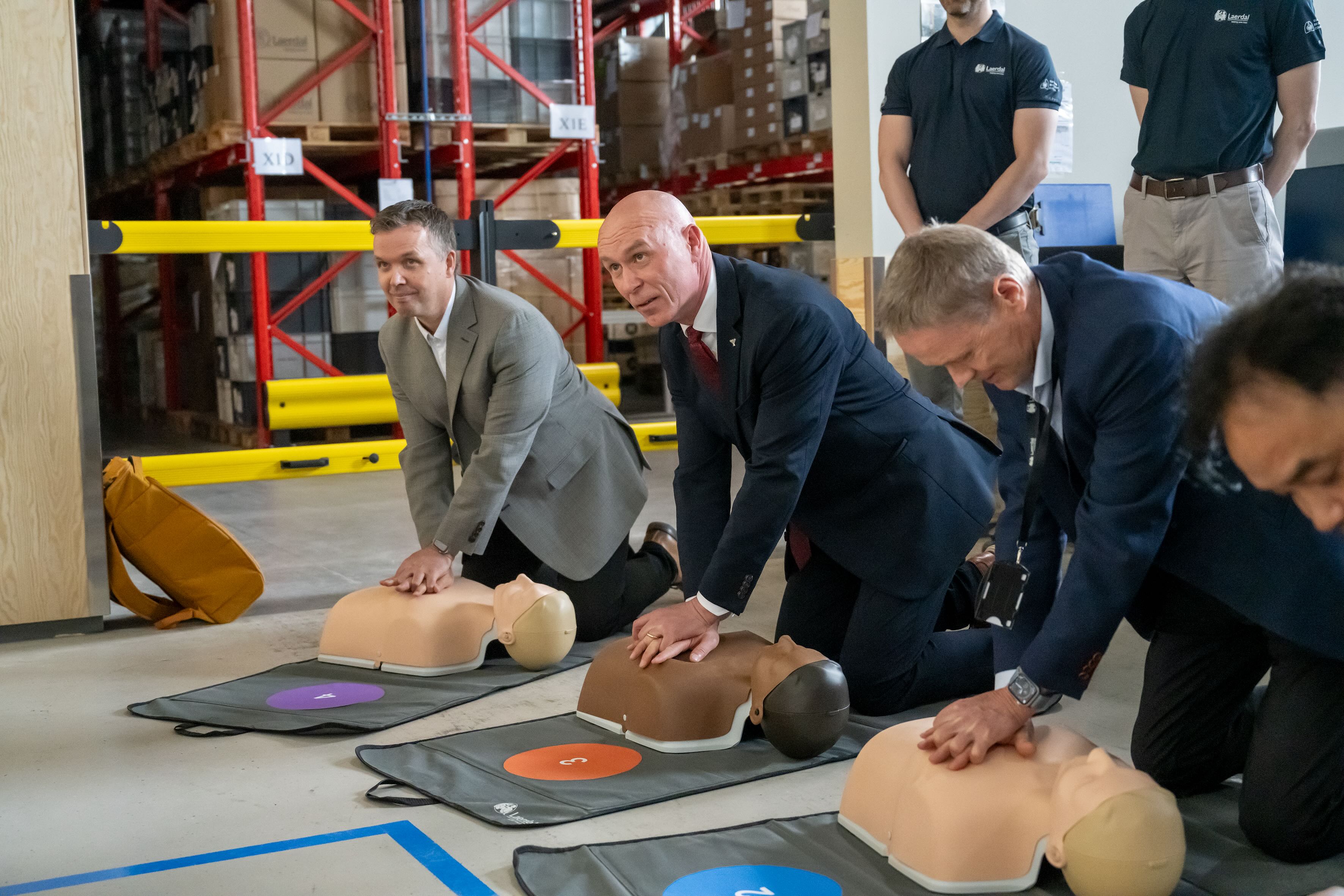 Laerdal Medical åpner ny fabrikk med 140 arbeidsplasser på Forus