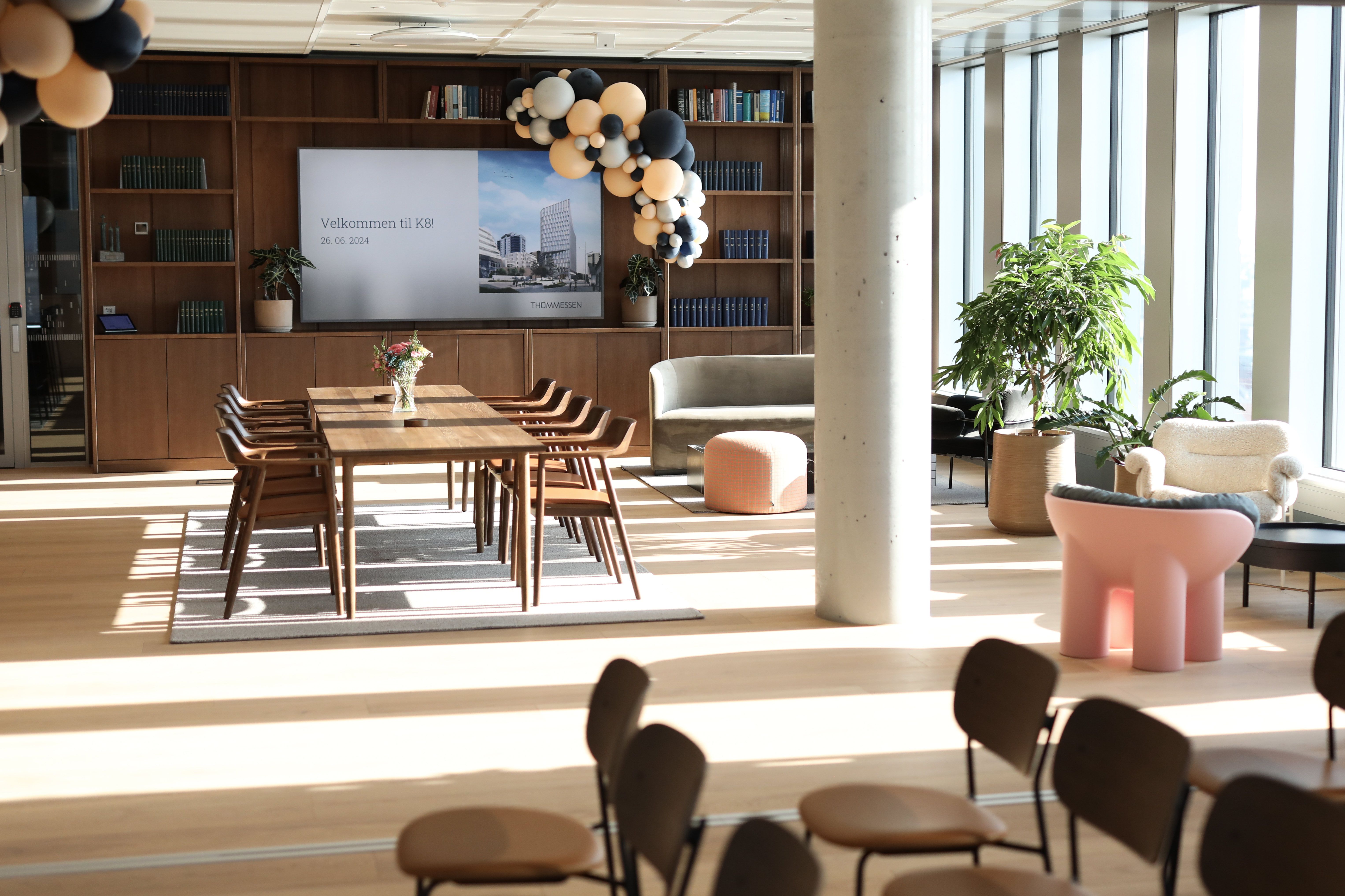 Advokatfirmaet Thommessen har flyttet inn i K8-bygget i sentrum